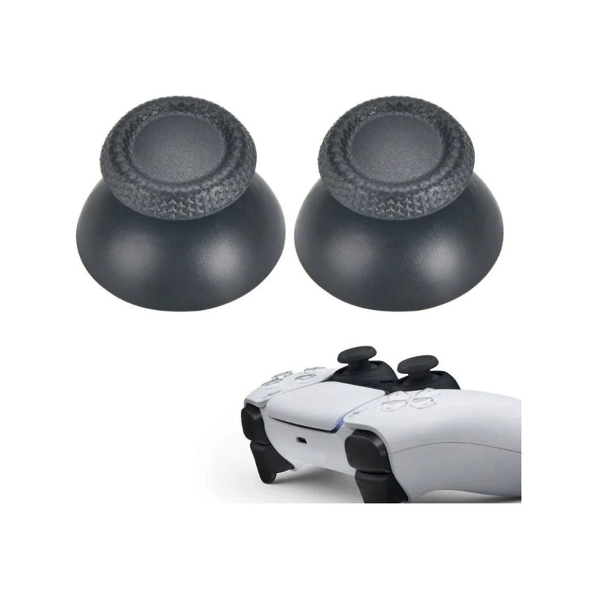GENERICO - 2 Capuchas Palanca Stick Repuesto Compatible Control Ps5