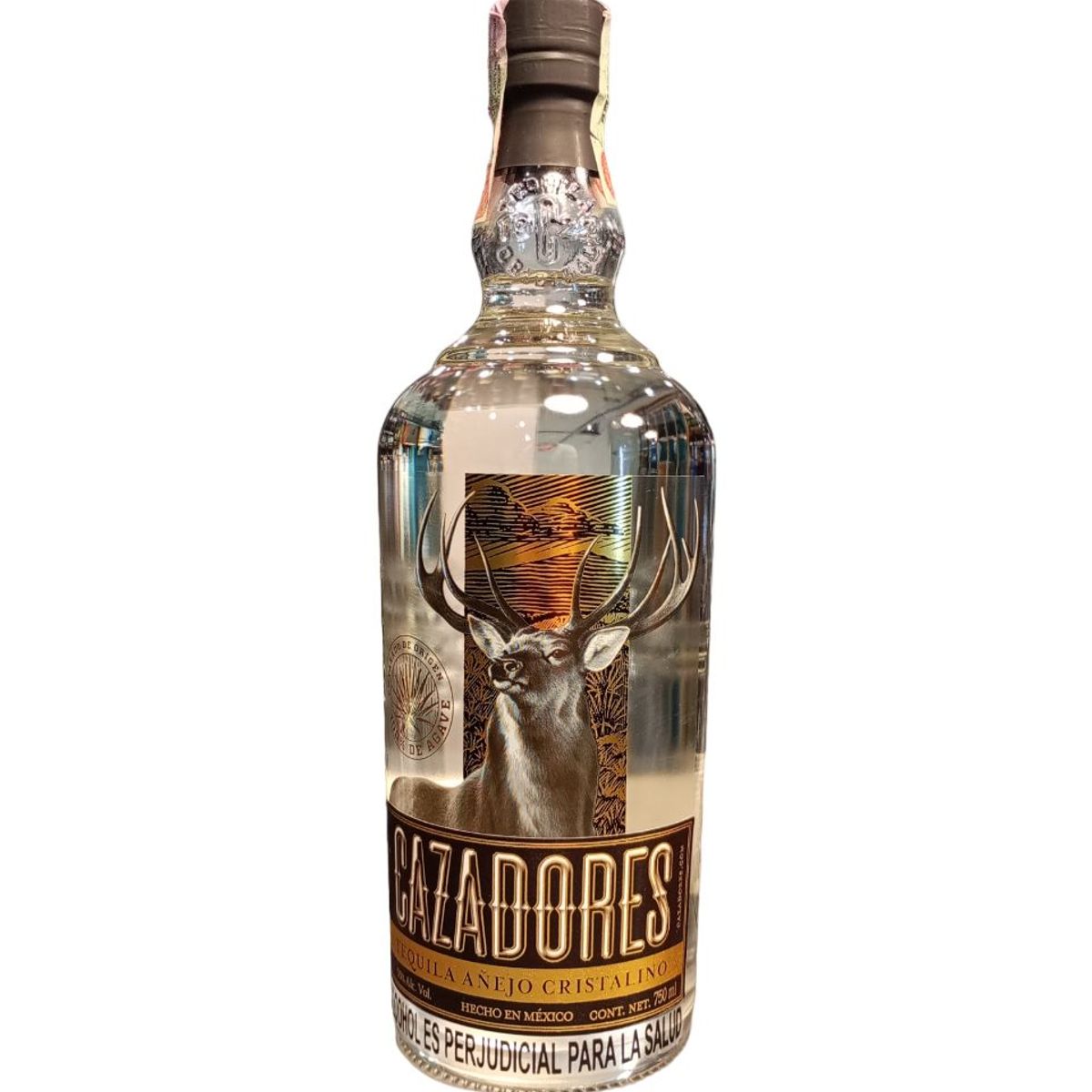 GENERICO - TEQUILA CAZADORES AÑEJO CRISTALINO 750 ML