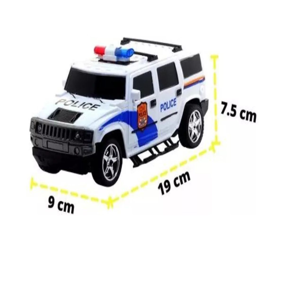 GENERICO - Carro Policía A Control Remoto Camioneta Juguete Niño