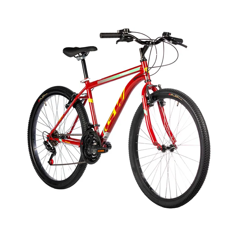 GW - Bicicleta de Montaña Todoterreno Rin 26 Gw Travel Rojo