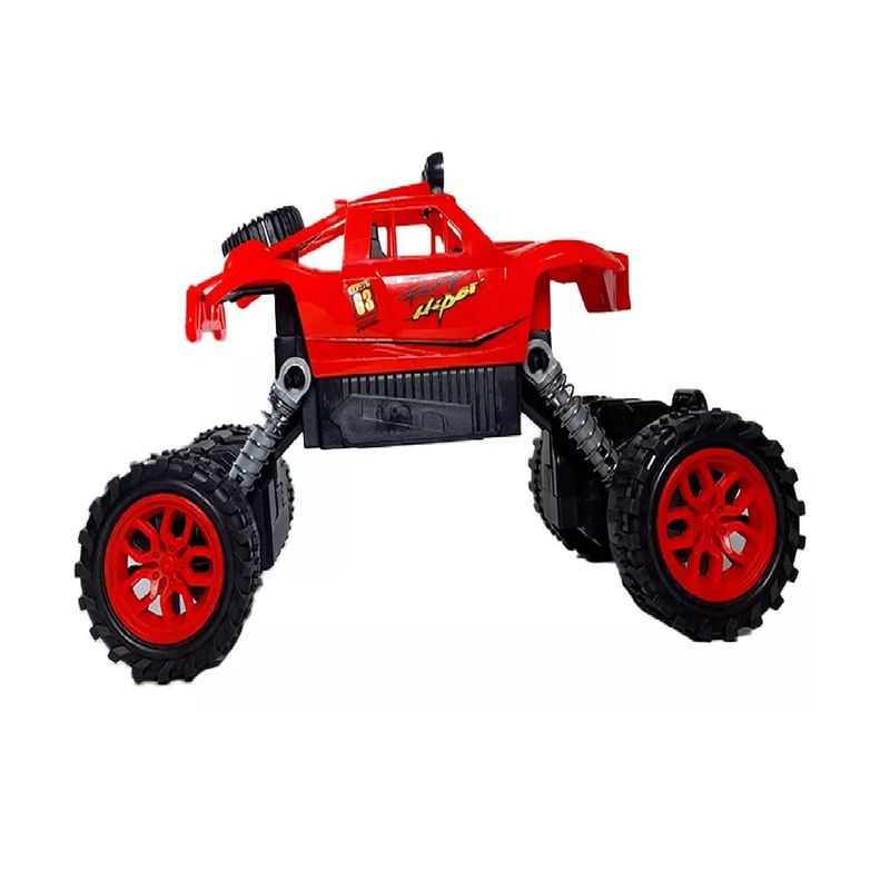 GENERICO - Carro Jeep Control Remoto Amortiguadores Recargable Color rojo