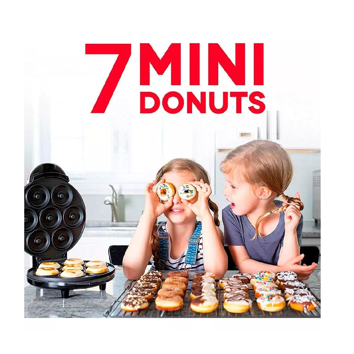 GENERICO - Máquina Para Hacer Repostería Aperitivos De 7 Mini Donas