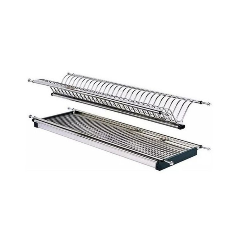 GENERICO - Locero Platero Escurridor Platos 100 Acero Inoxidable 70cm