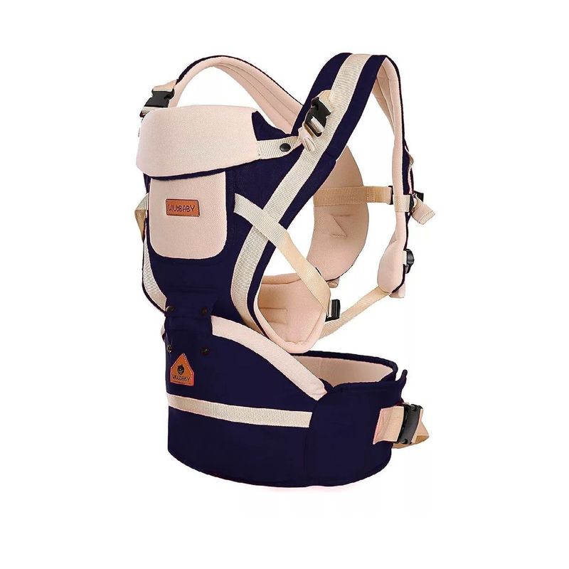 GENERICO - Canguro Cargador Bebés Ergonómico Y Transpirable Color Azul