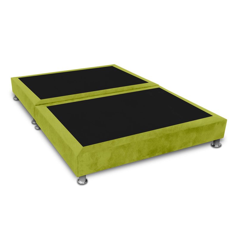 MAGIC CLASS - BASE CAMA SOMMIER DIVIDIDA 160x190 ECOCUERO VERDE