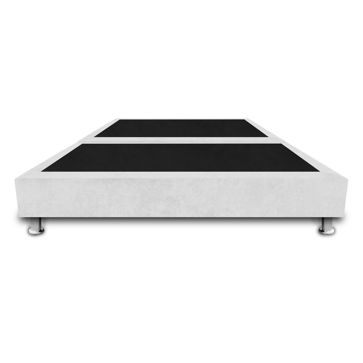 MAGIC CLASS - BASE CAMA SOMMIER DIVIDIDA 160x190 MICROFIBRA BLANCO