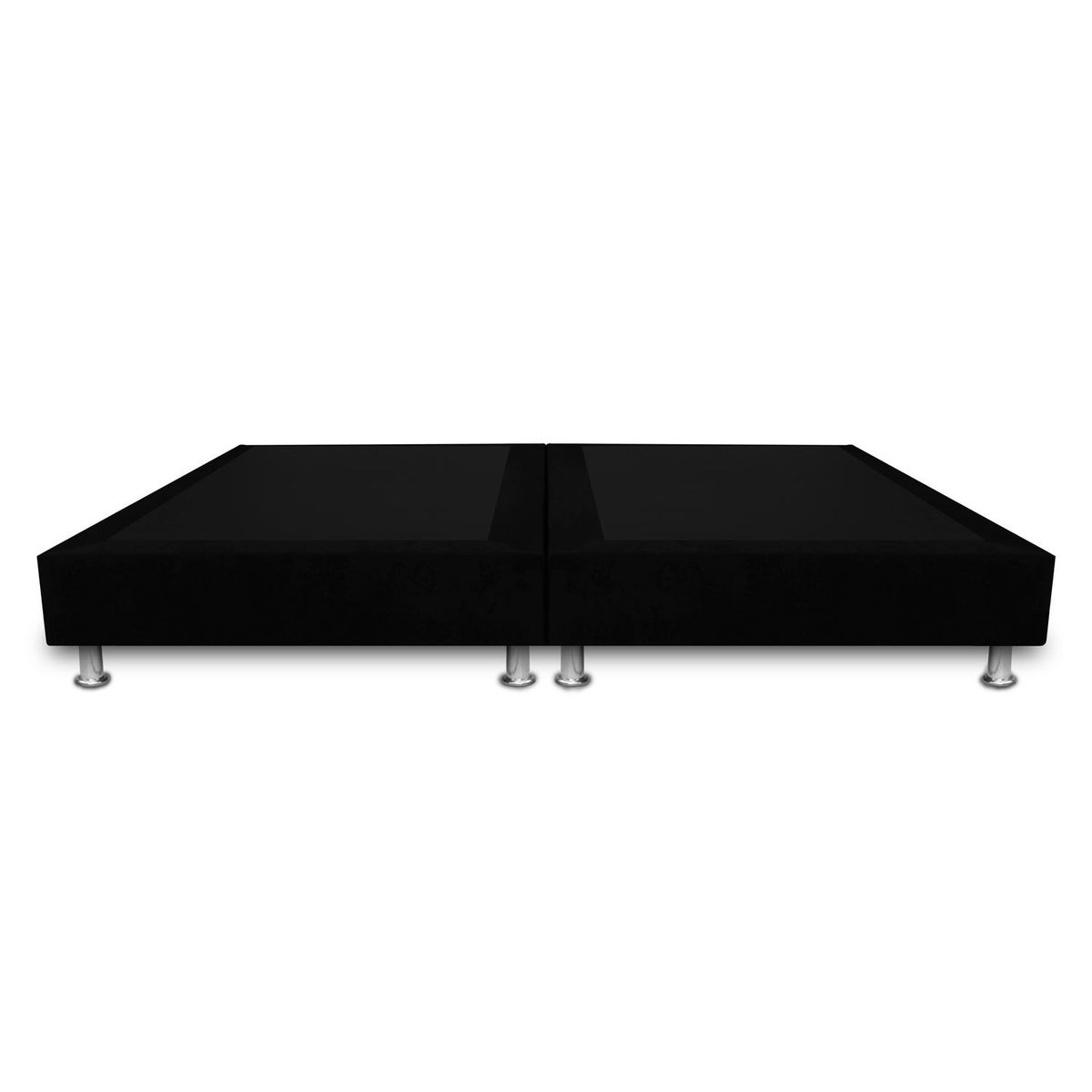 MAGIC CLASS - BASE CAMA SOMMIER DIVIDIDA 160x190 MICROFIBRA NEGRO