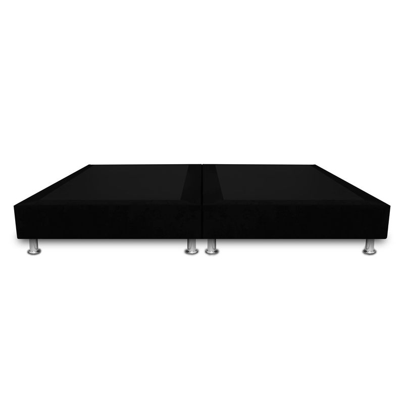 MAGIC CLASS - BASE CAMA SOMMIER DIVIDIDA 160x190 MICROFIBRA NEGRO