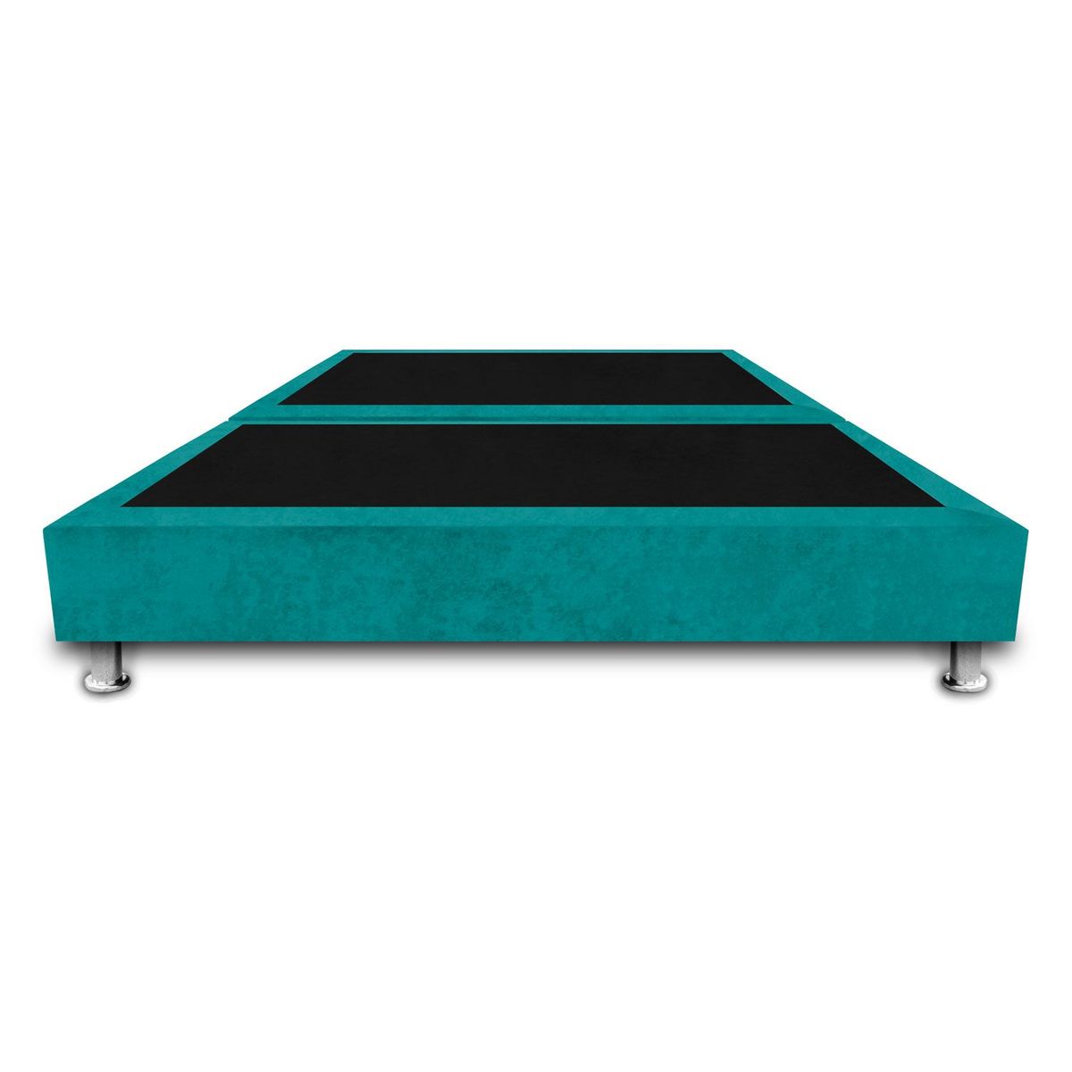 MAGIC CLASS - BASE CAMA SOMMIER DIVIDIDA 200x200 ECOCUERO AZUL