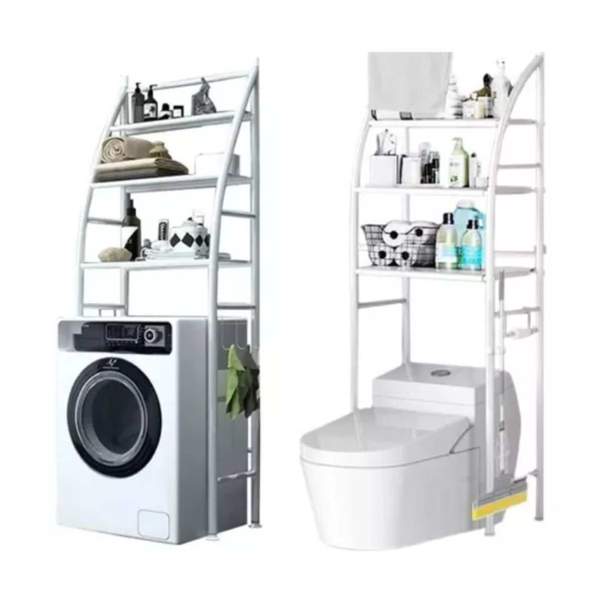 TECNOHOGAR JS - Organizador De lavadora Mueble Ahorrador De Espacio