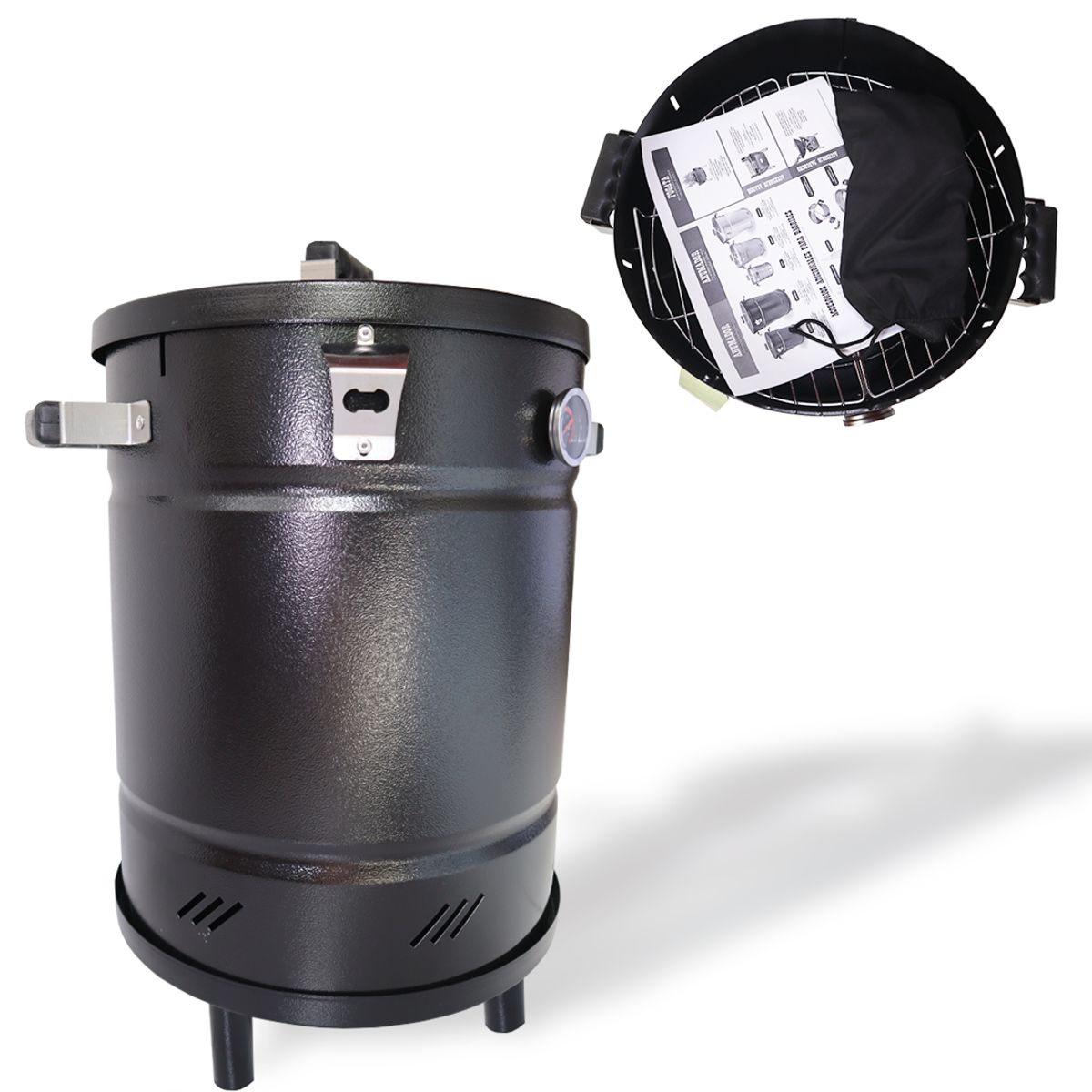 GENERICO - BARRIL AHUMADOR ALLEGRO JUNIOR HIERRO 20 libras