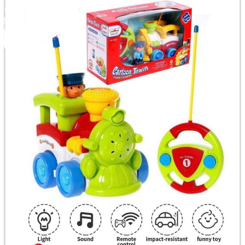 SWISSHOME DR HOFFMAN - TREN MOVIL INFANTIL DE JUGUETE A CONTROL REMOTO