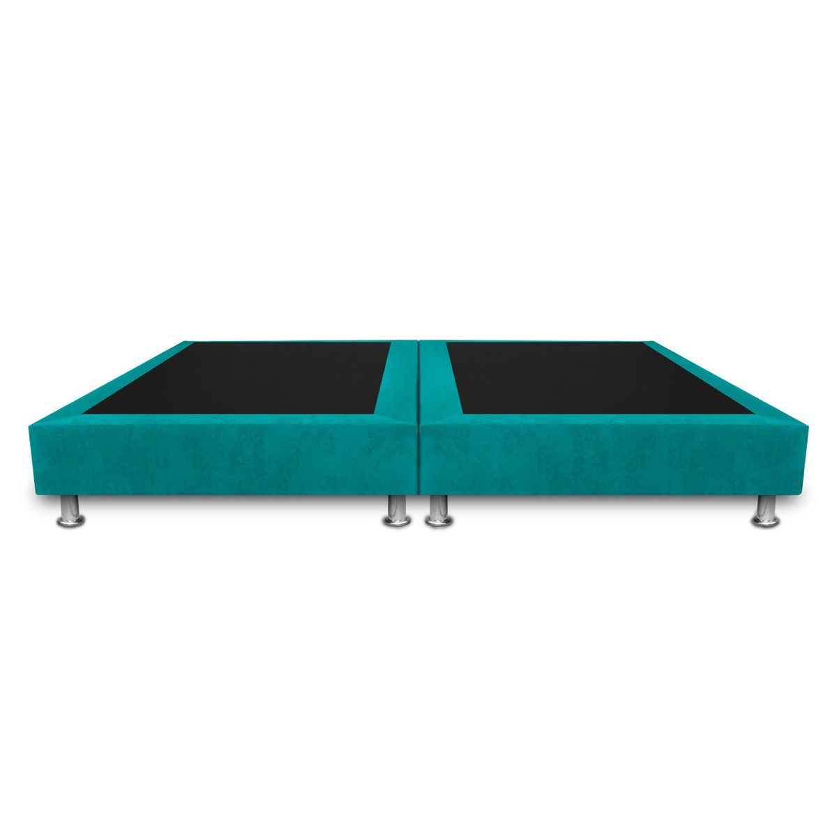 MAGIC CLASS - BASE CAMA SOMMIER DIVIDIDA 200x200 MICROFIBRA AZUL