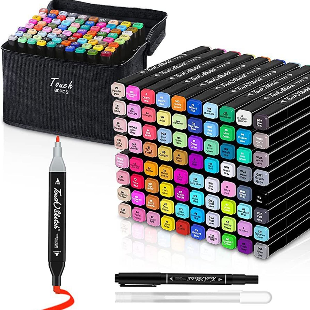 TOUCH - Marcadores X 80 Doble Punta Touch 80 Pcs