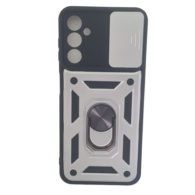 GENERICO - Forro Protector Funda Antishock Para Samsung Galaxy A14 5g PLATEADO