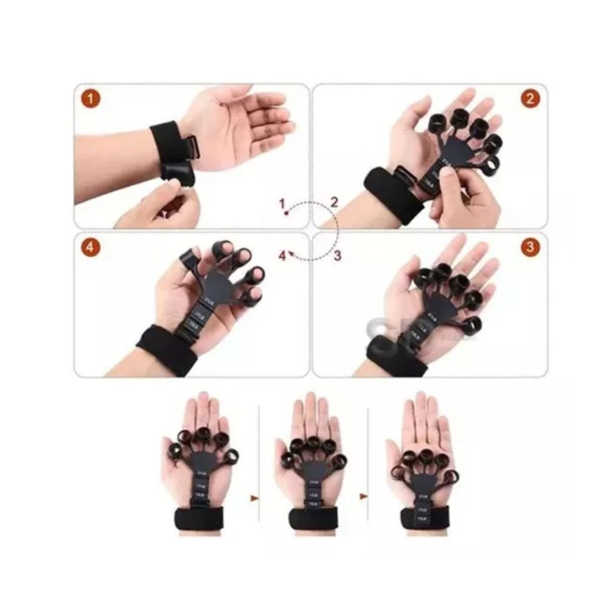 AFM - Guante Ejercitador De Dedos Trabajo De Antebrazo