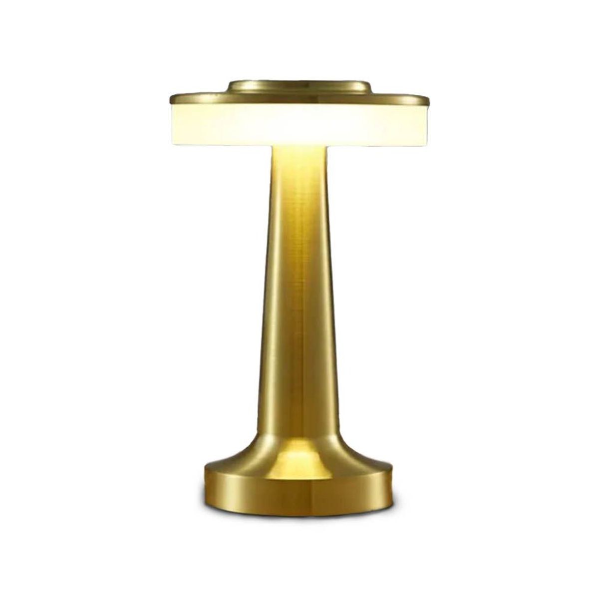 XIONG CHENG - Lámpara De Mesa Led Recargable Táctil Graduable 3 Tonos