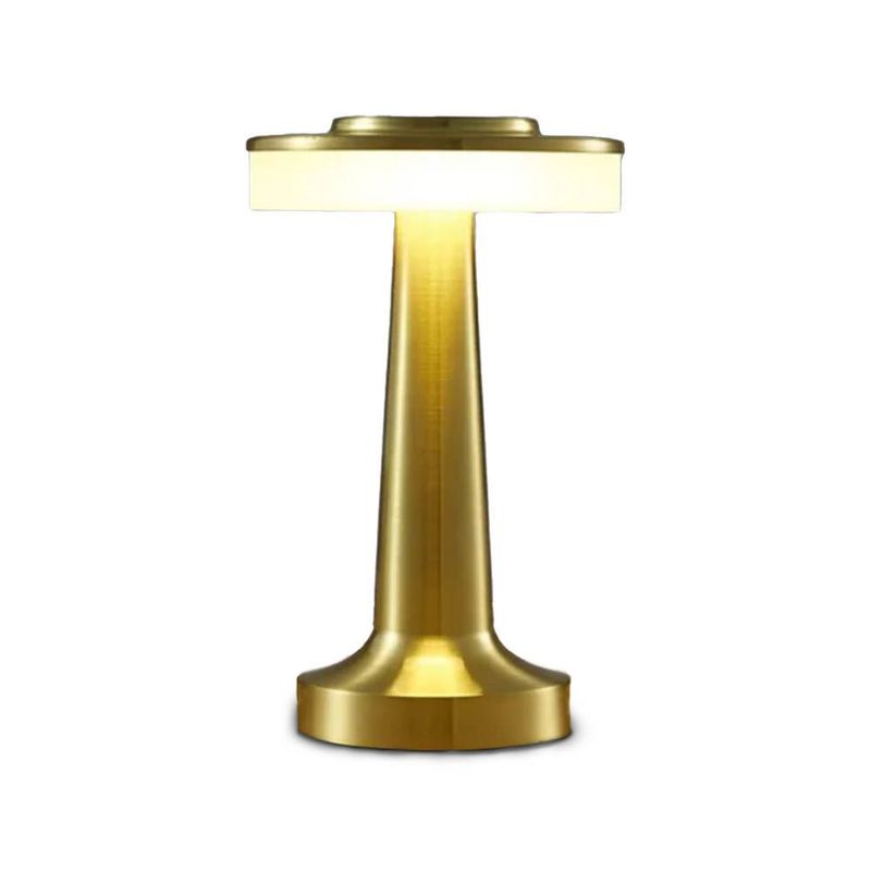 XIONG CHENG - Lámpara De Mesa Led Recargable Táctil Graduable 3 Tonos