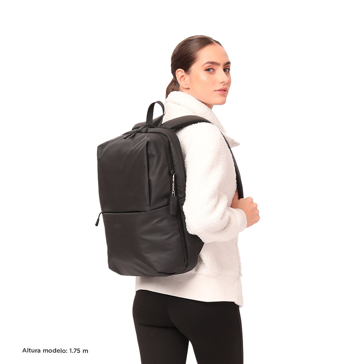 TOTTO - Morral Ejecutivo Porta PC 14" Vania Negro Hombre