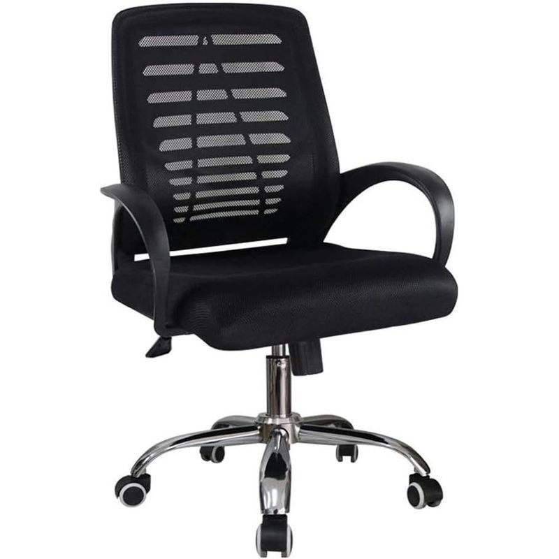 MOBLIHOUSE - Silla Promoción Secretarial Pirámide Negra