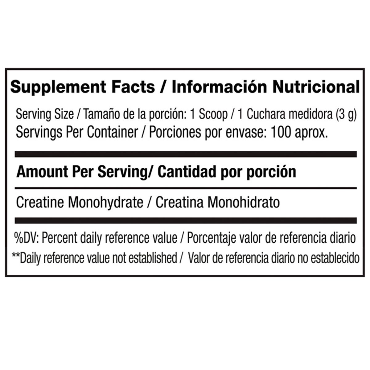 VITANAS - Creatina Monohidratada Micronizada 150g