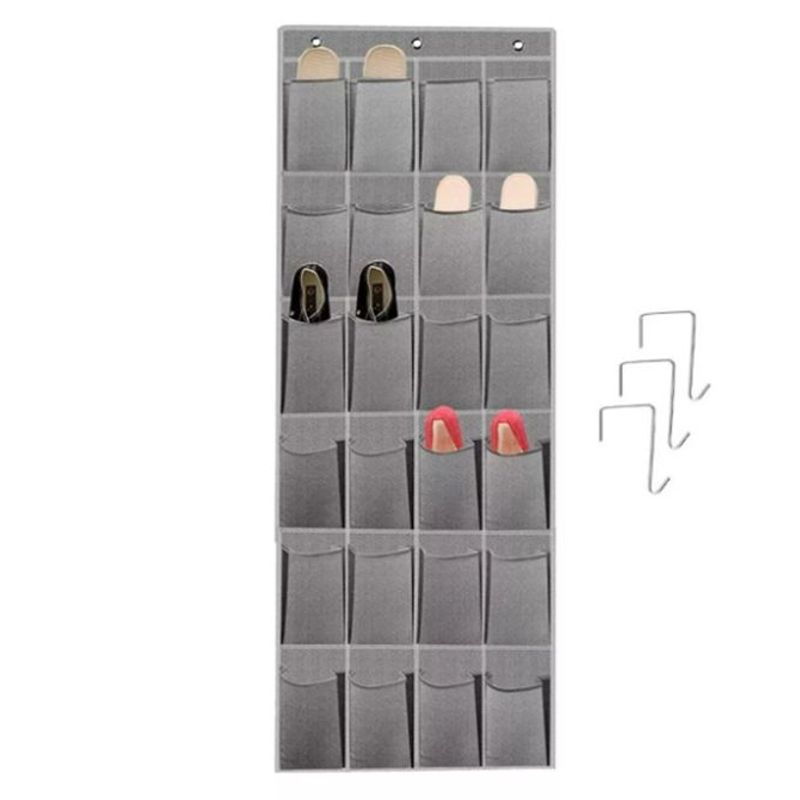 CASATUA - Organizador Zapatos Zapatero Colgante Puerta Closet 12 Pares