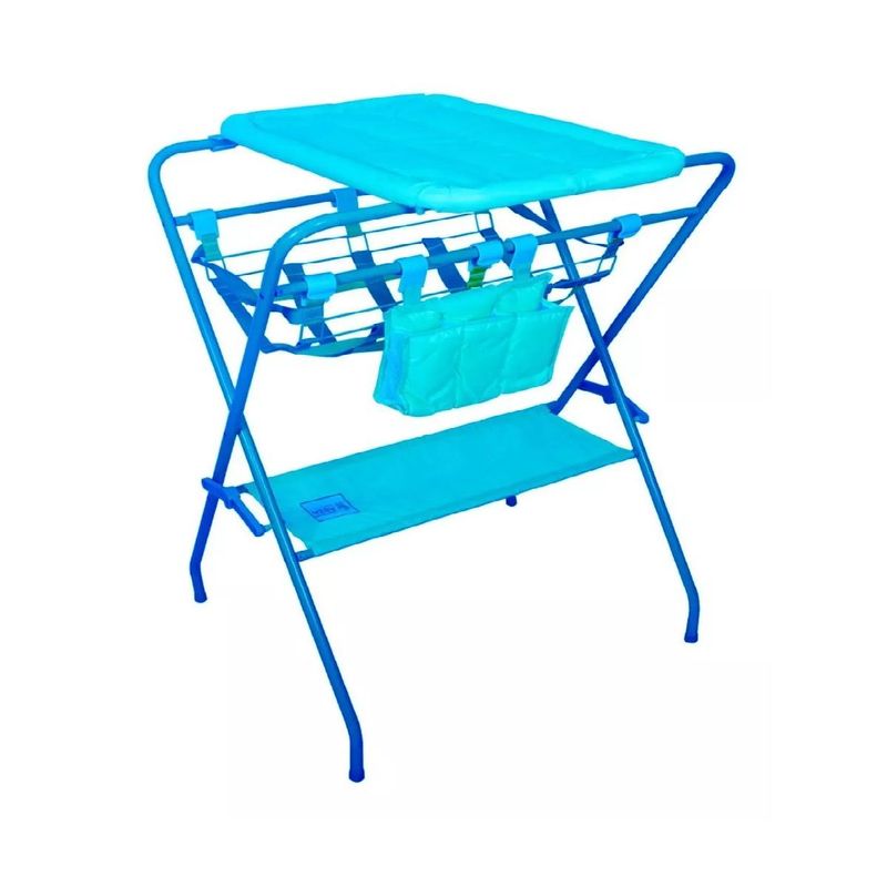 GENERICO - Soporte Base Para Bañera Bebés Cambiador Color celeste