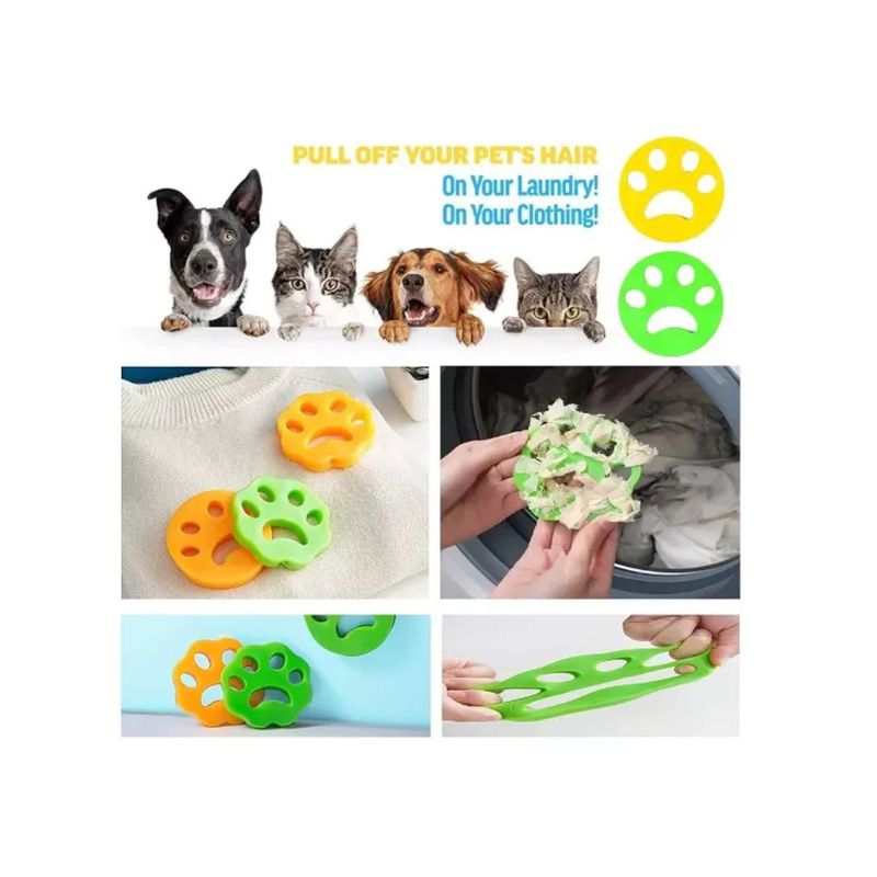 AFM - Quita Pelos Mascotas Removedor Lavadora X 2 Und