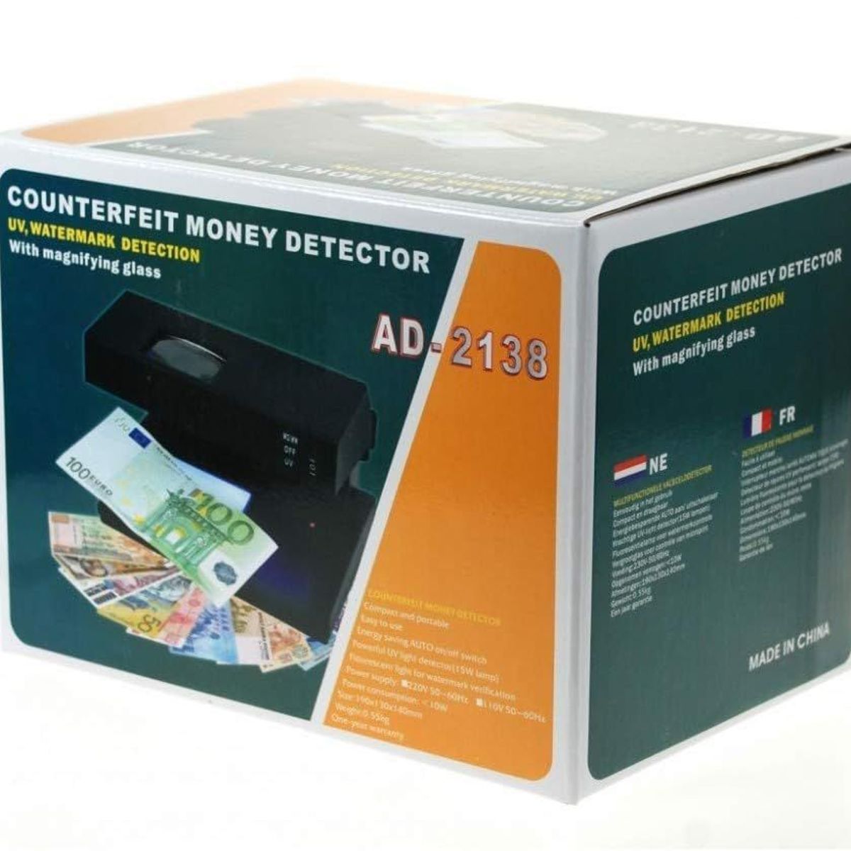 MOBLIHOUSE - Probador Detector Billetes Falsos Luz Ultravioleta