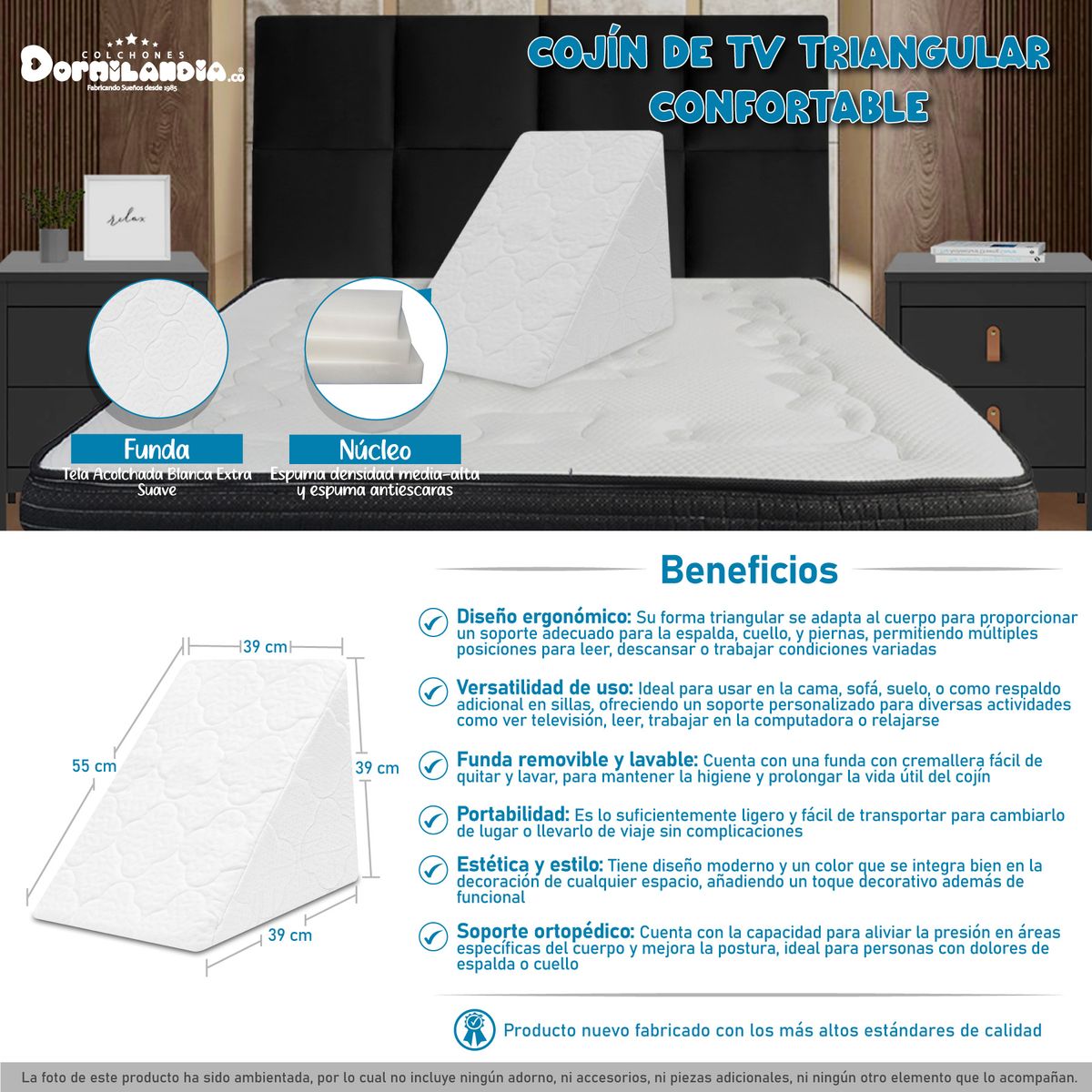 DORMILANDIA - Cojín multifuncional dormilandia