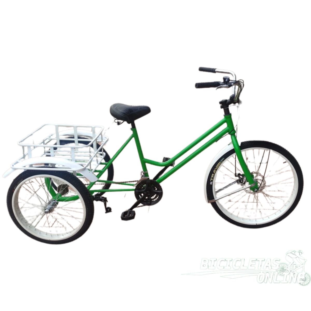 SFORZO - Triciclo Para Adulto Sforzo Cambio Delantero Triplato Verde