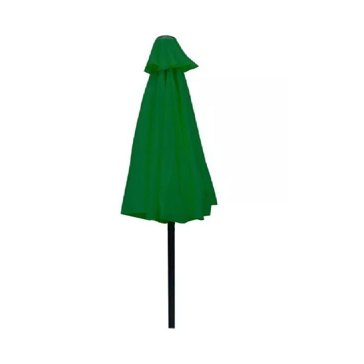 GENERICO - Parasol Sombrilla 27m Plegable Altura Ajustable Patio Playa Color Verde