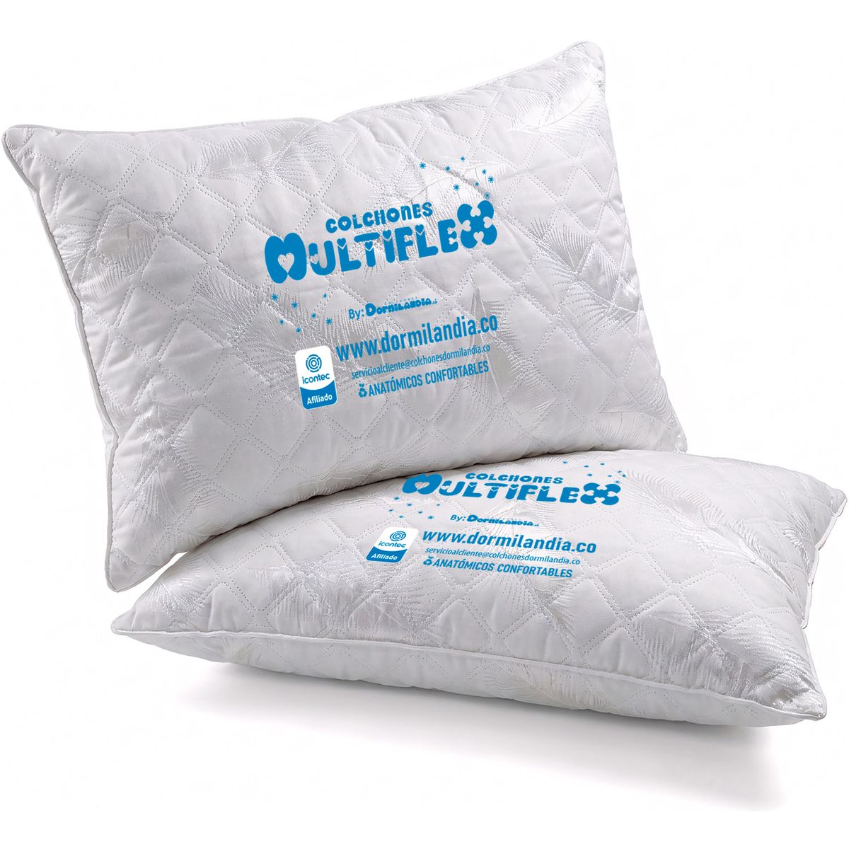 DORMILANDIA - Set x2 Almohadas Dormilandia Multiflex 70 x 50 cm