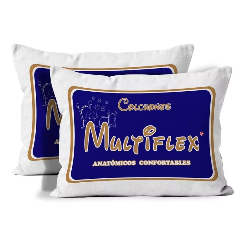 DORMILANDIA - Set x2 Almohadas Dormilandia Multiflex 70 x 50 cm