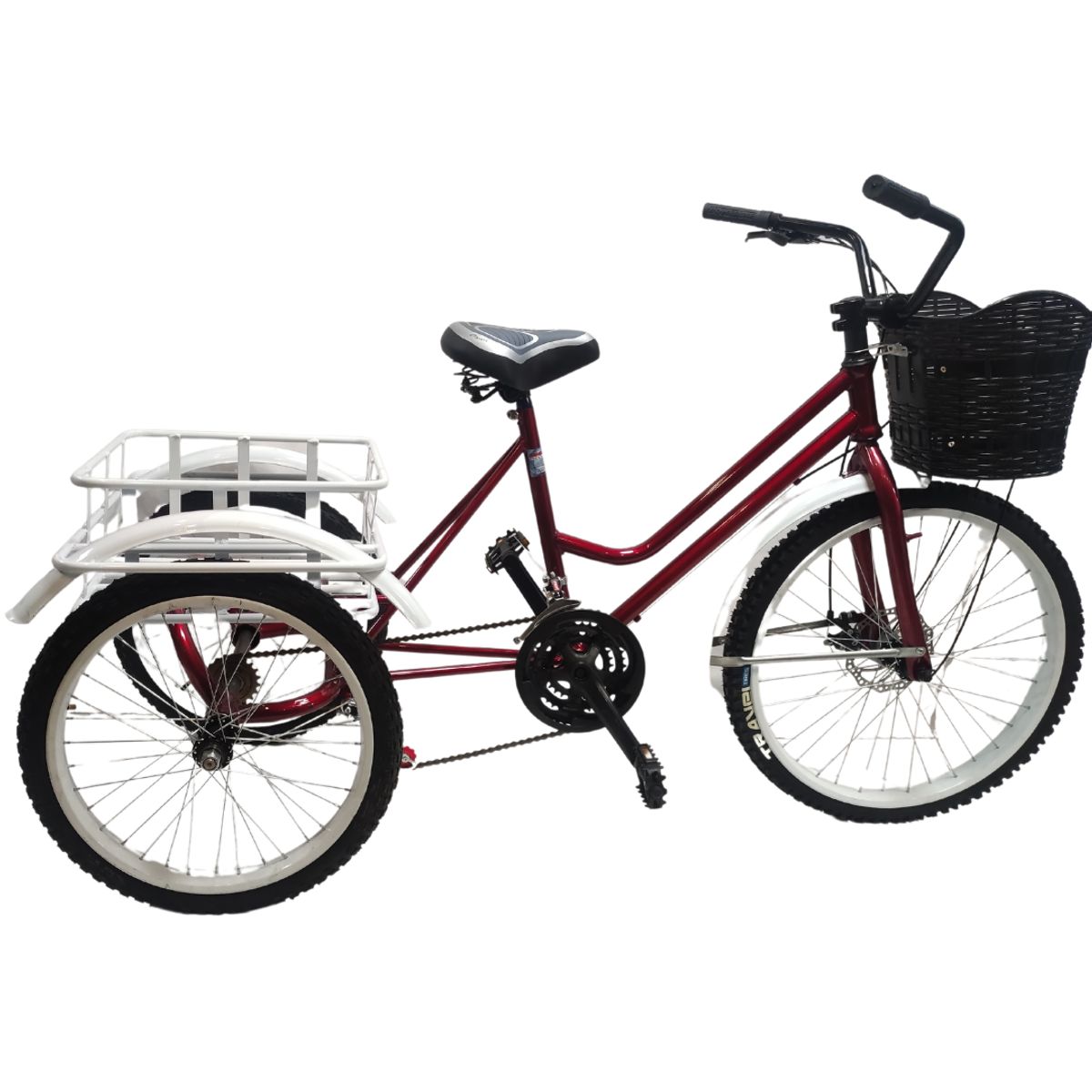 SFORZO - Triciclo Para Adulto Sforzo Cambio Delantero Triplato Rojo