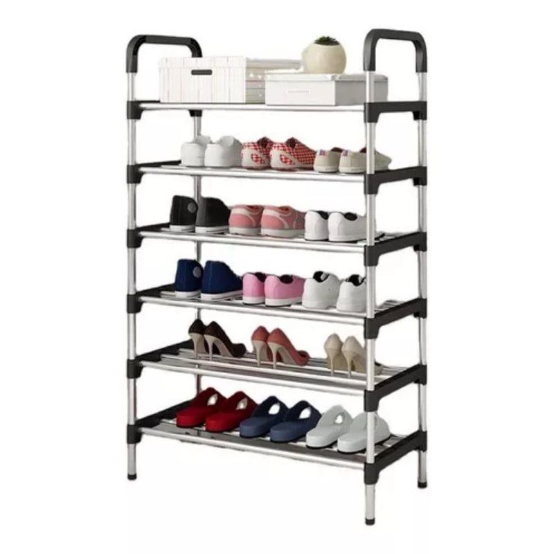 GENERICO - Organizador De Zapatos Metálico 6 Niveles