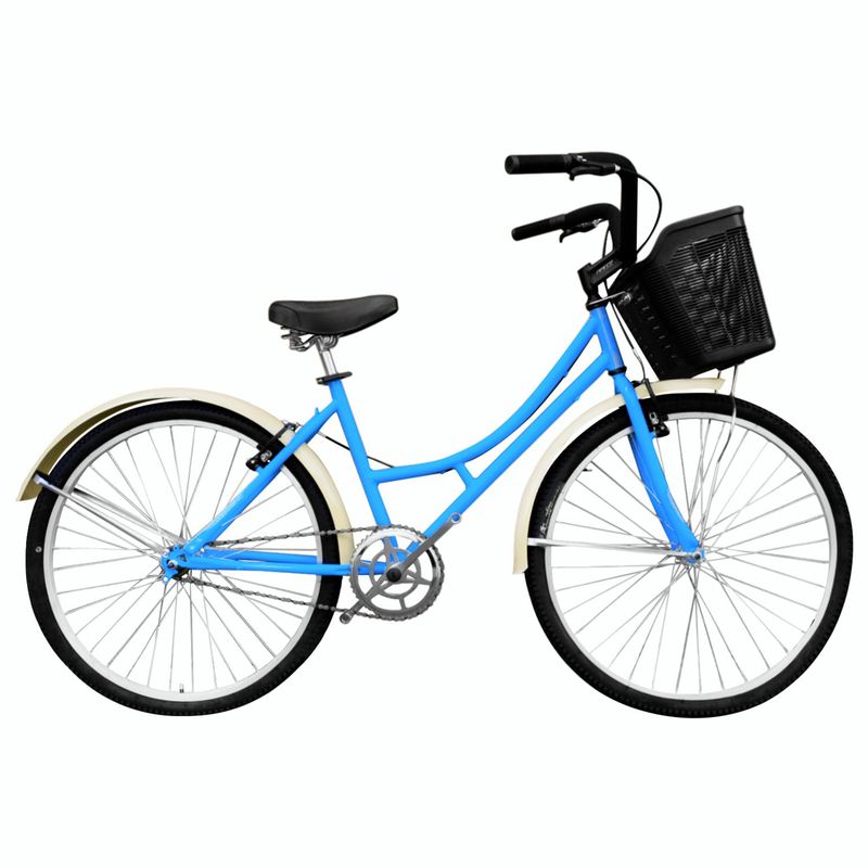 SFORZO - Bicicleta Playera Rin 26 Sin Cambios Azul