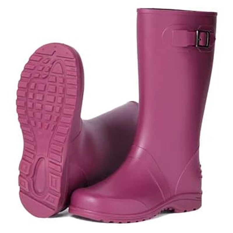 GENERICO - Botas Caucho Lluvia Dama Motera Livianas Impermeable