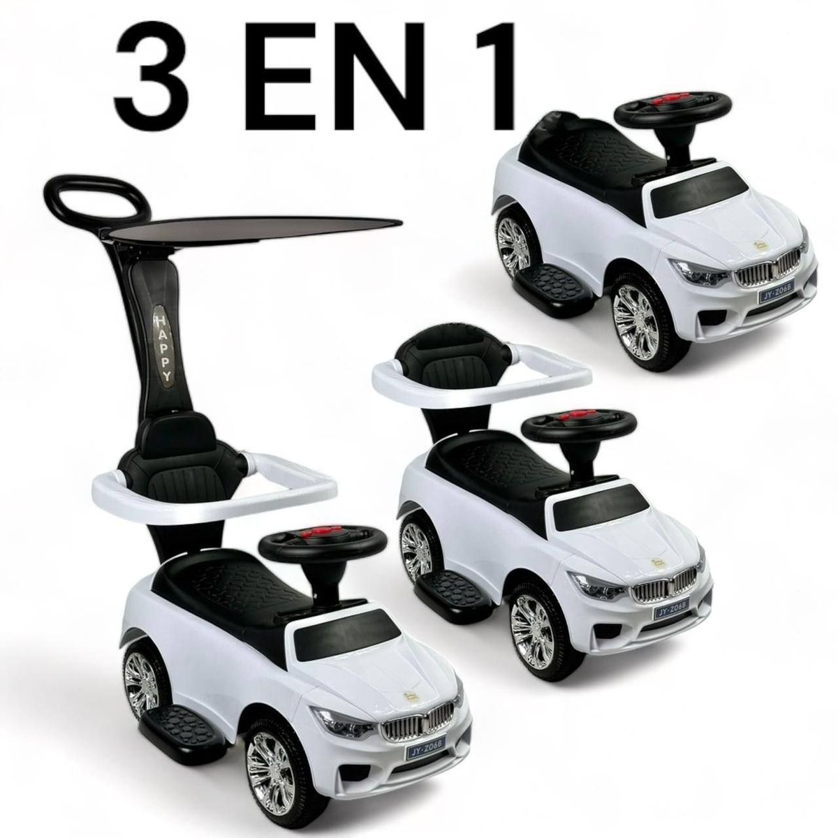 BEBESUNITA - Carro Paseador Montable 3 en 1 Niño REF 275