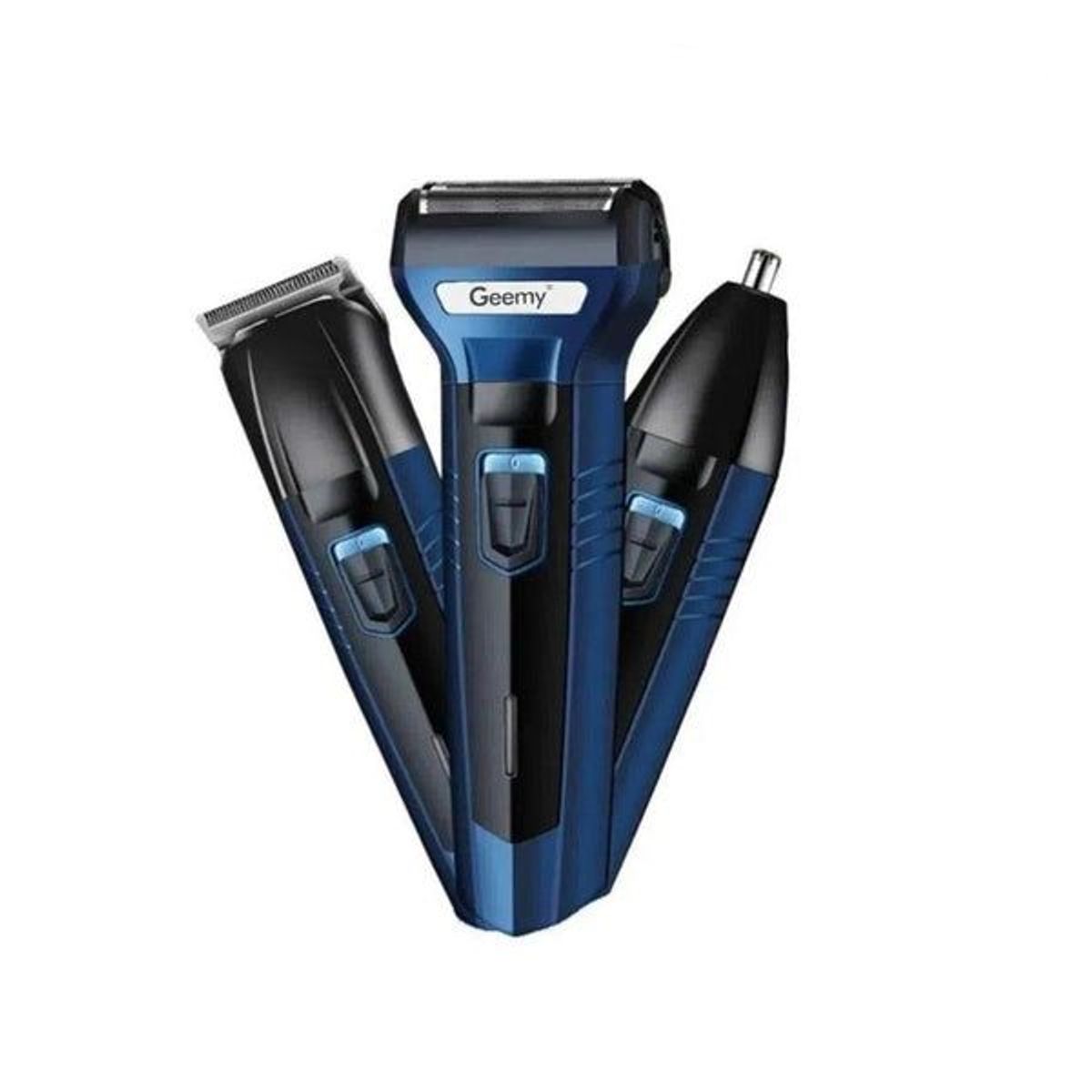 GEMEI GEEMY - Maquina De Afeitar Eléctrica 3 En 1 Profesional Multiusos