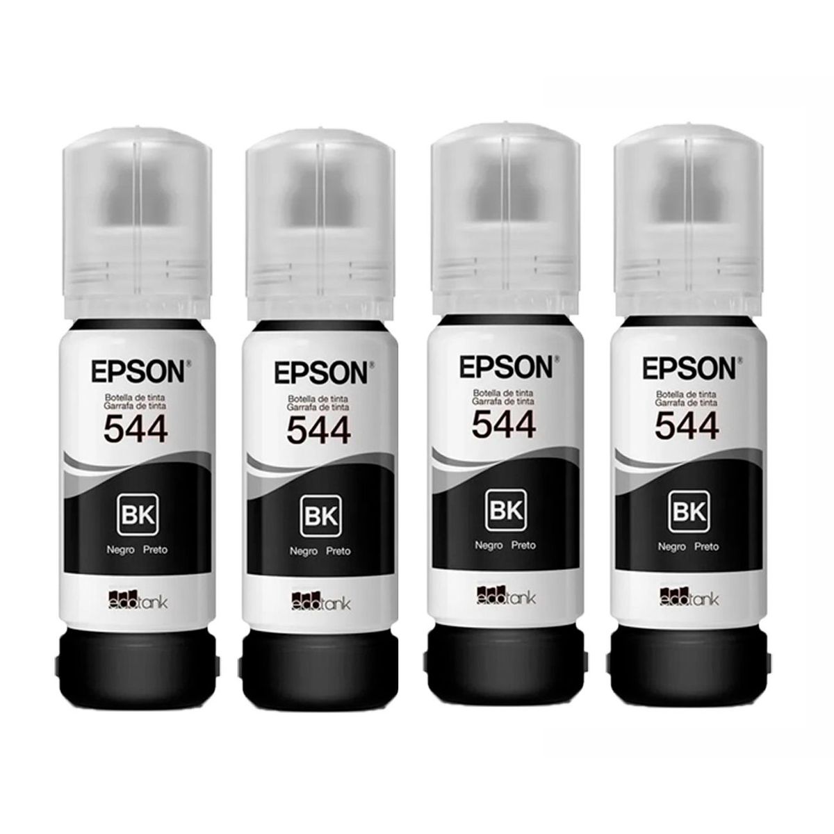 EPSON - Tinta Epson 544 Negra para impresoras L1110 L3110 L3150 L4160 KITX4