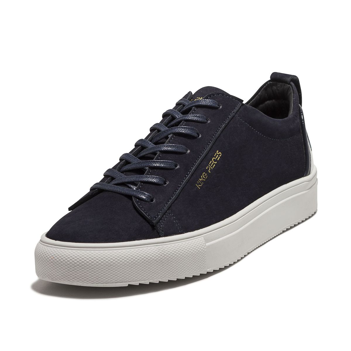 VIOLA - Tenis en Cuero Argentino Azul Oscuro VIOLA  Buchem Nobick