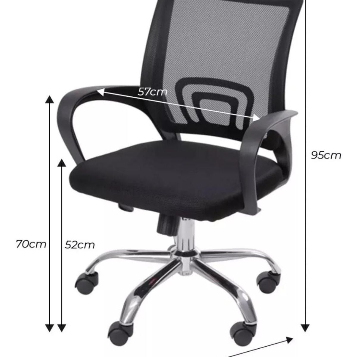 GENERICO - Silla Ejecutiva Ergonómica Reclinable Con Espaldar Grande