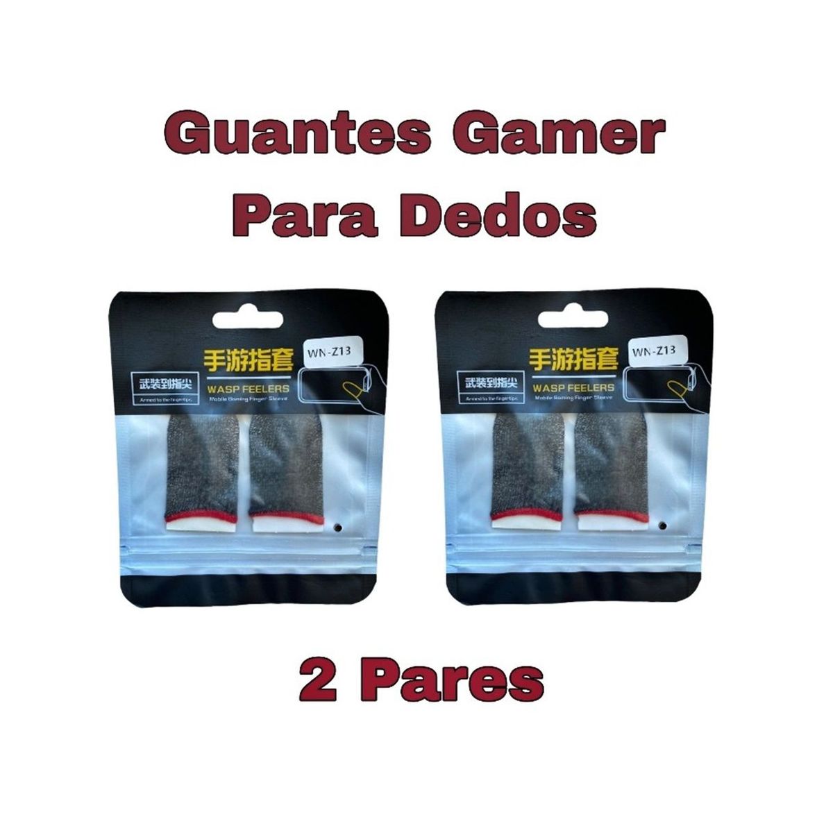 GENERICO - Guantes, Fundas Para Dedos Gamer ( 2 Pares)