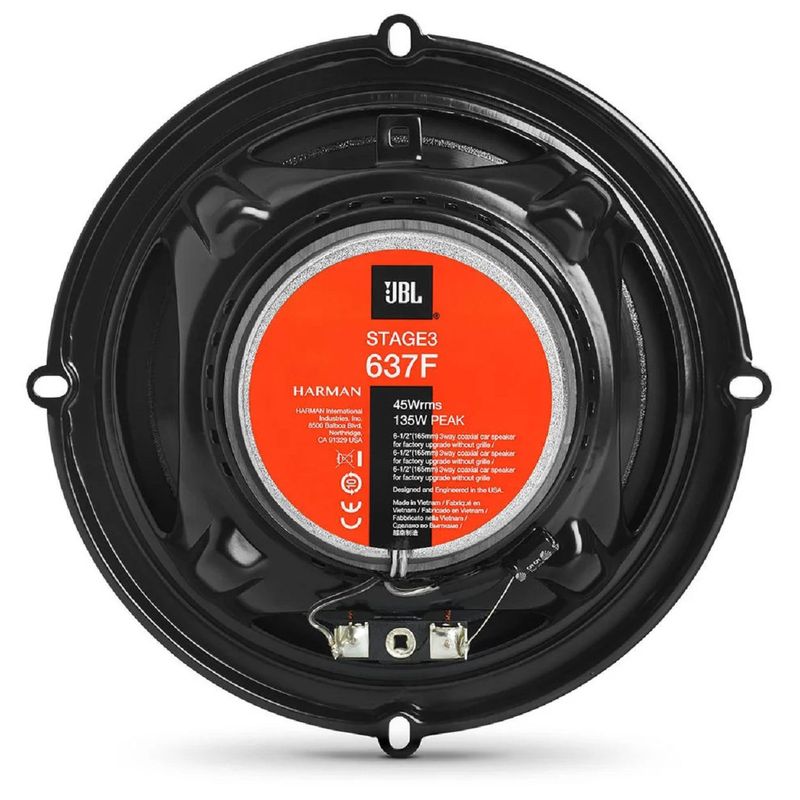 JBL - Parlante Carro Jbl Stage3 637f 6 1/2 Pulgadas 45w(rms) Par
