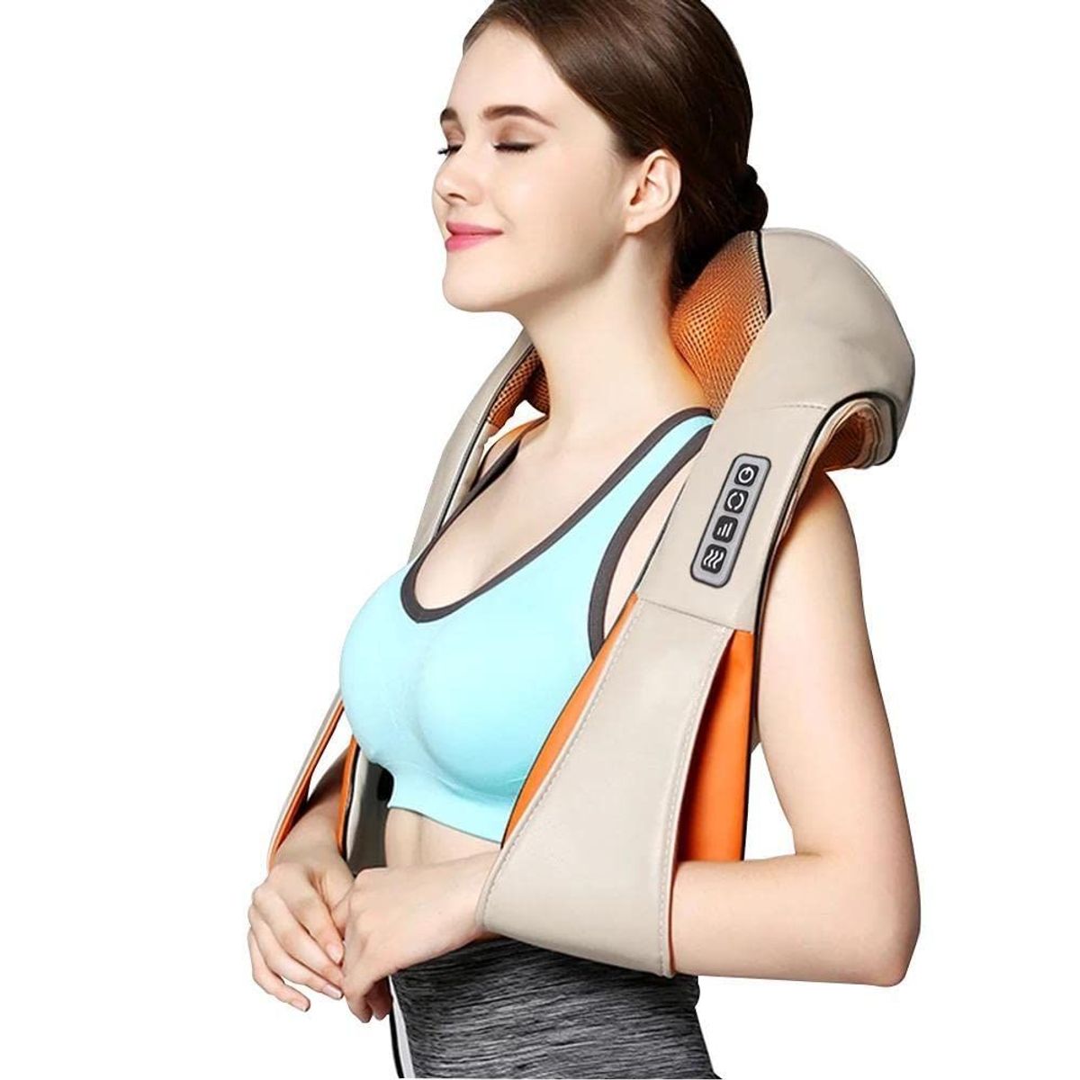 GENERICO - Masajeador Cervical Infrarrojo Para Cuello Espalda Brazos