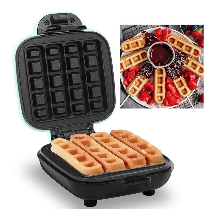 GENERICO - Maquina Mini Waflera En Palitos Antiadherente 420w