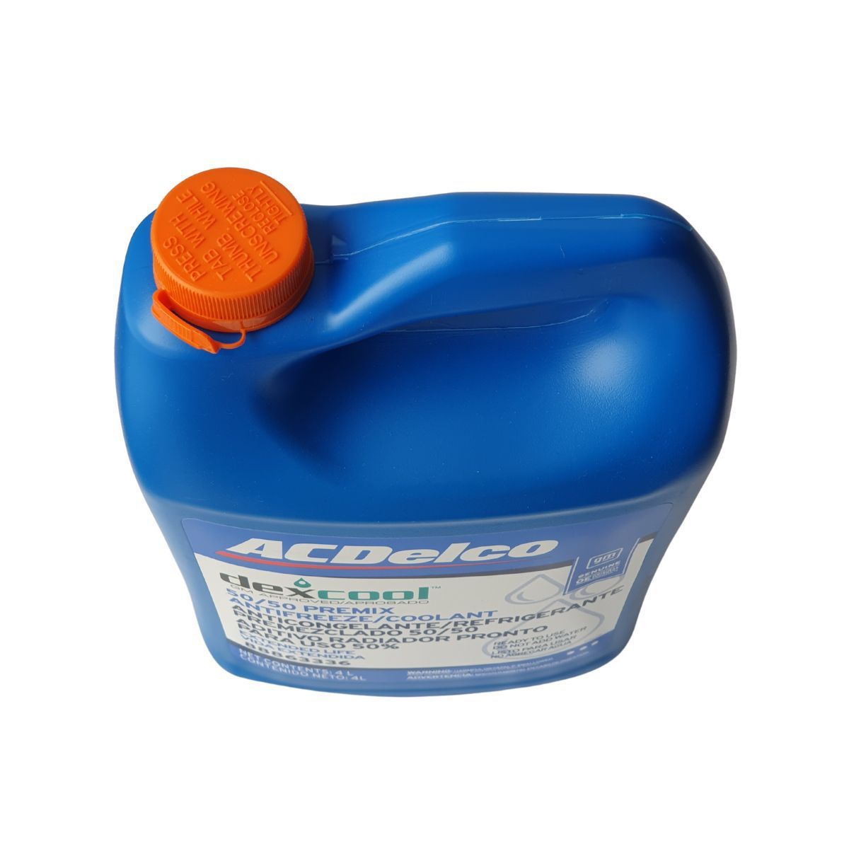 ACDELCO - Refrigerante Acdelco Naranja Dexcool 50/50 Cantidad 4 Litros