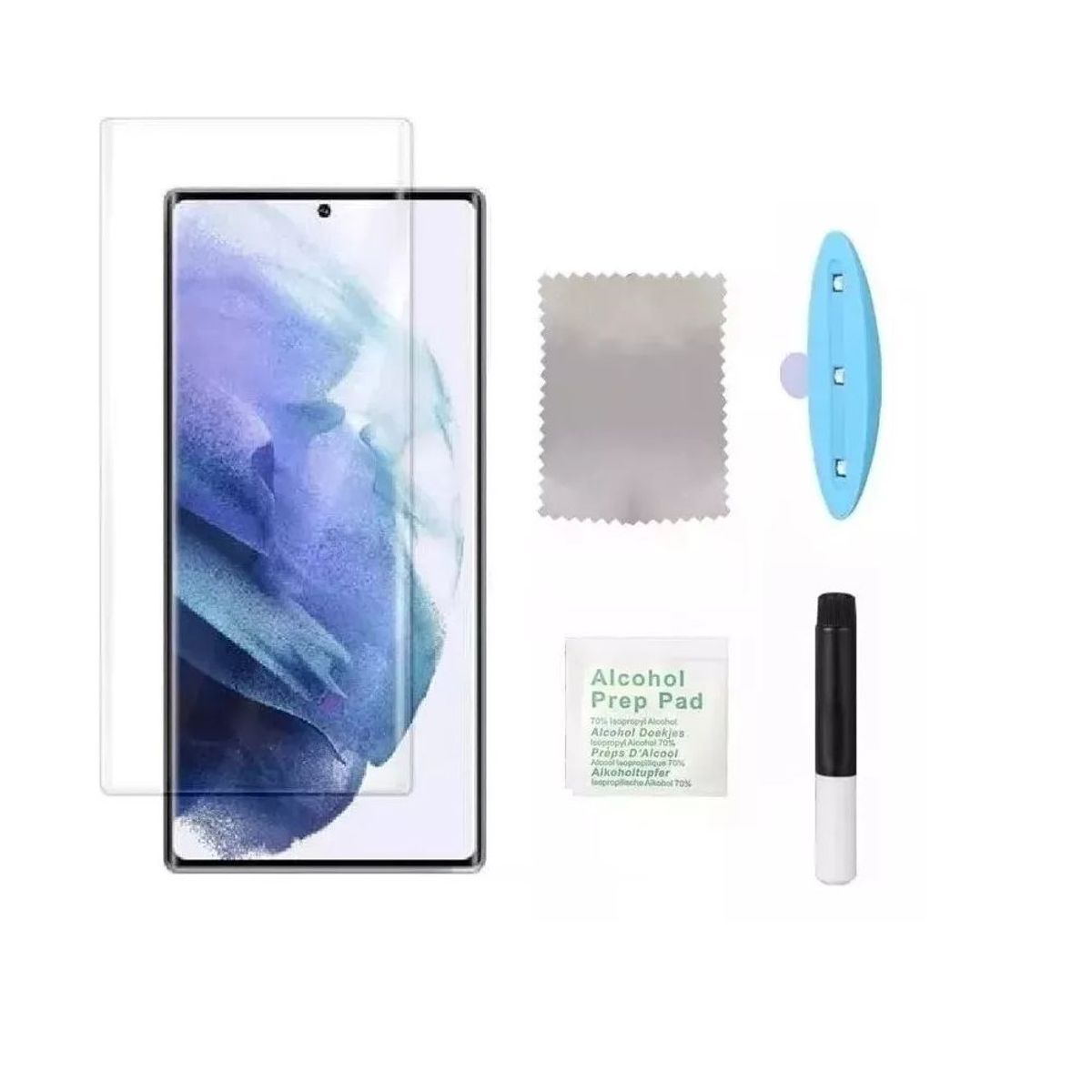 GENERICO - Vidrio Uv Protector mas Vidrio de Cámara Para Samsung S24 Ultra