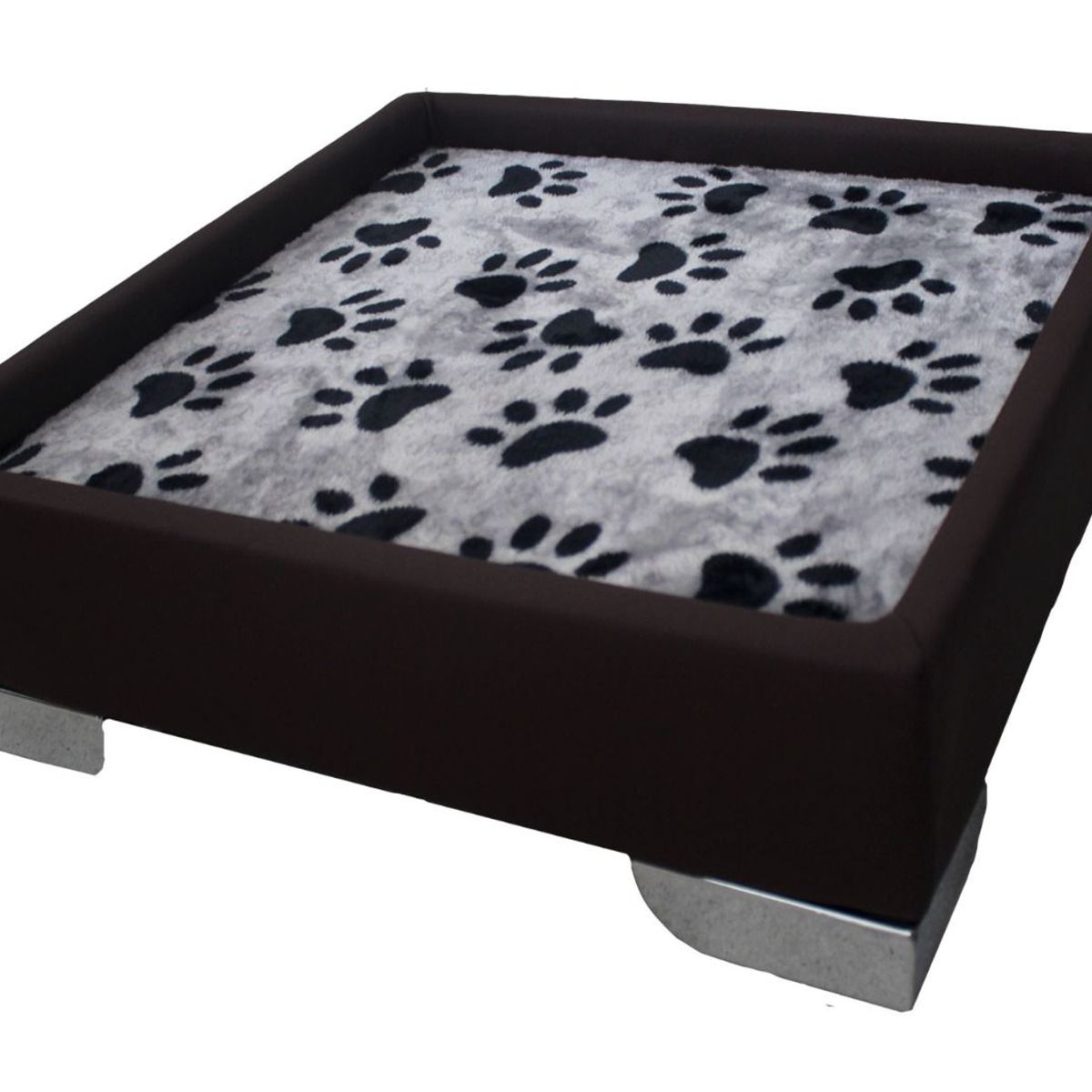 WOOD PETS - BASE CAMA EN MADERA ACOLCHADA PARA PERRO
